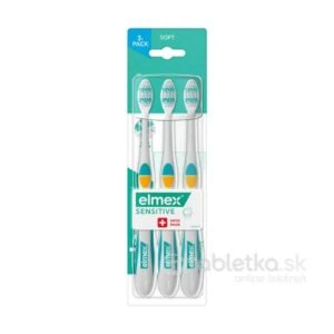 ELMEX SENSITIVE zubná kefka 3-PACK Soft (veľmi mäkká) 3ks