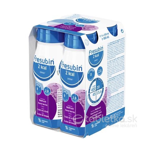 E-shop Fresubin 2 kcal DRINK, príchuť lesné ovocie 4x200ml
