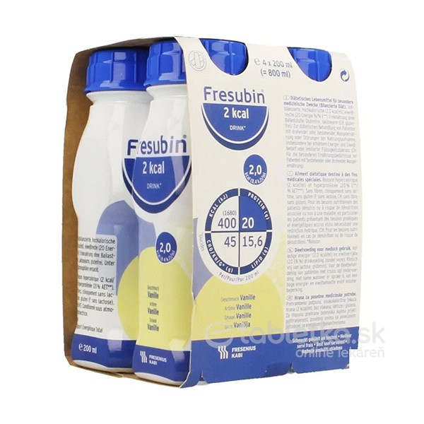 E-shop Fresubin 2 kcal DRINK, príchuť vanilková 4x200ml