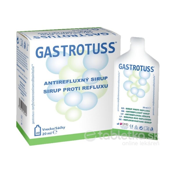Gastrotuss sirup antirefluxný vo vrecúškach 20x20ml