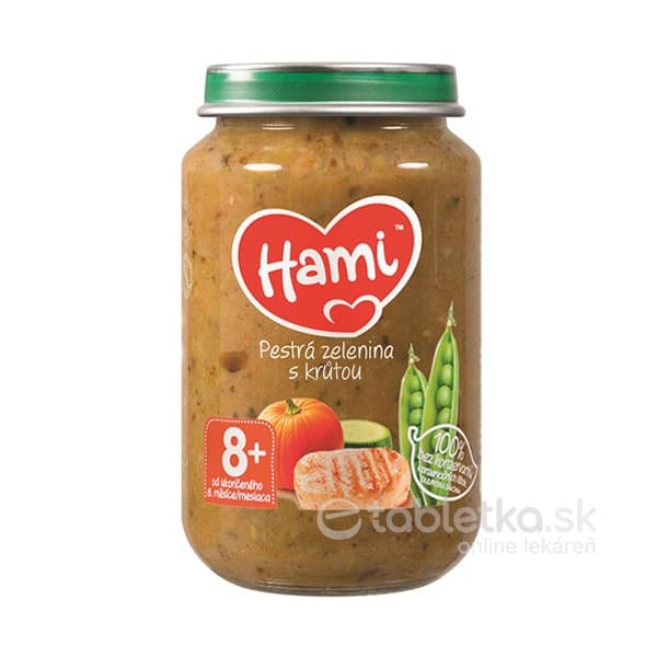 E-shop Hami príkrm Pestrá zelenina s morkou 8+ 200g