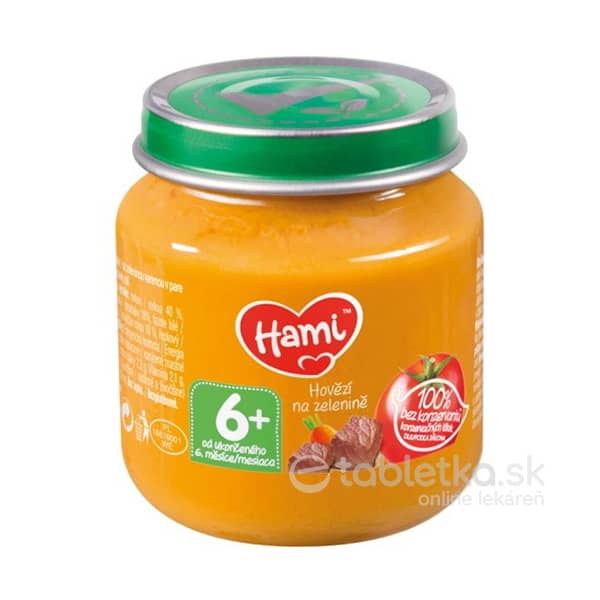 E-shop Hami príkrm Hovädzie na zelenine 6+ 125 g