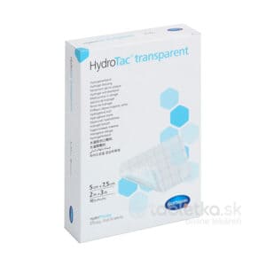 HydroTac Transparent hydrogélové krytie 5x7,5cm 10ks
