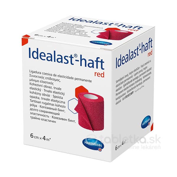 Idealast-haft color ovínadlo červené (6cm x 4m) inov.2015, 1x1 ks