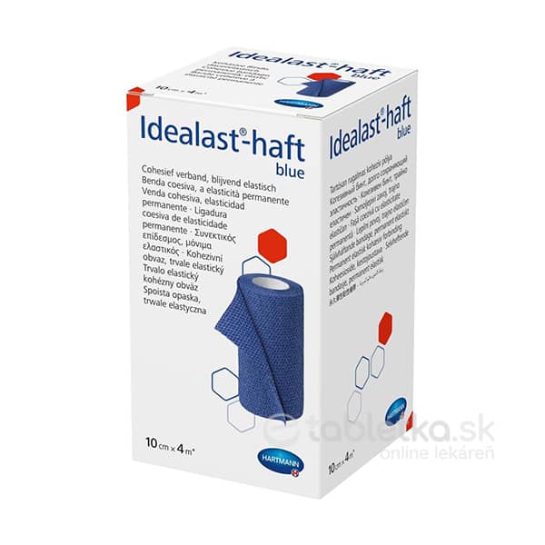 Idealast-haft color ovínadlo elastické modré 10cm x 4m
