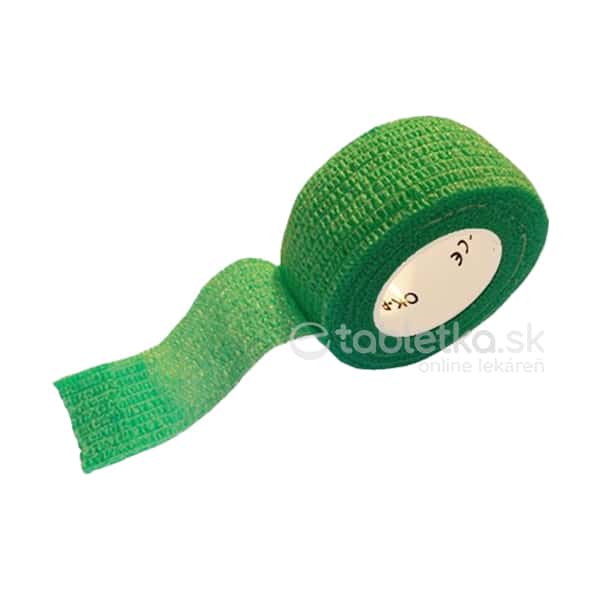 E-shop MEDIC Bandáž Finger Zelená elastická náplasť 2,5cm x 4,5m