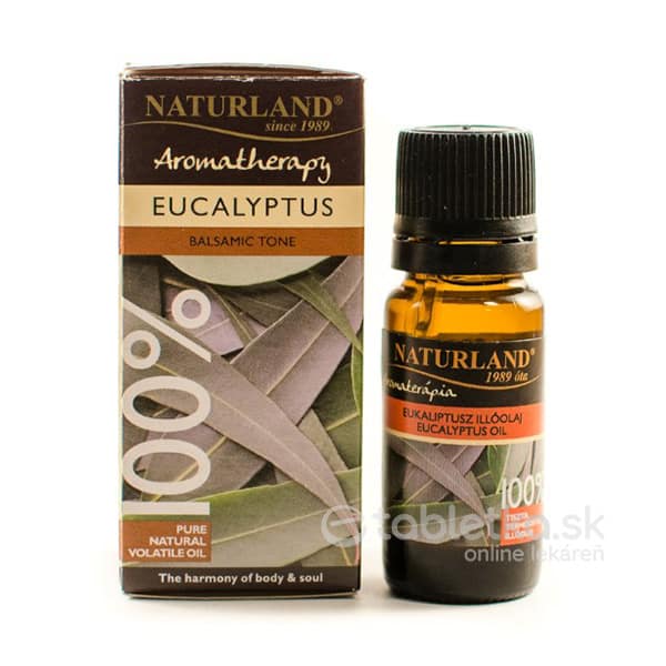 E-shop NATURLAND 100% éterický olej Eukalyptus 10ml