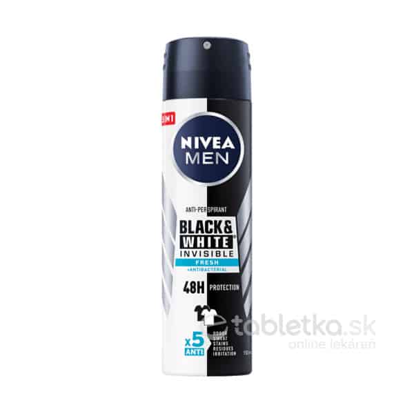 Nivea Men Black & White Invisible Fresh antiperspirant 150ml