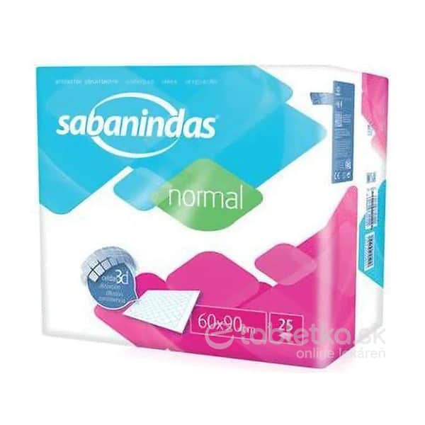E-shop Sabanindas Normal podložka absorpčná 60x90cm 25ks