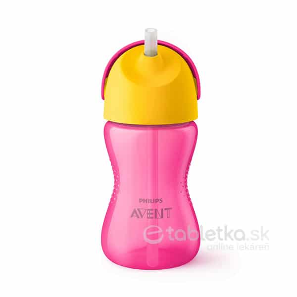 E-shop AVENT HRNČEK so slamkou 300 ml (0% BPA) od 12 mesiacov, dievča, 1ks