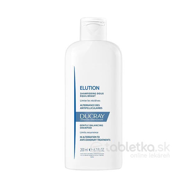 DUCRAY ELUTION šampón navracajúci rovnováhu vlasovej pokožke 200ml