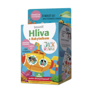 HLIVA s Rakytníkom Imunit JACK HLIVÁK pre deti 60 tabliet + Darček 3D morský svet, set