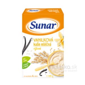 Sunar Vanilková kaša mliečna ryžová 225g