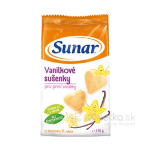 Sunar Vanilkové sušienky pre prvé zúbky 175g