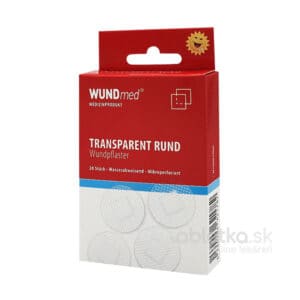 WUNDmed Kruhová náplasť transparentná 2,5cm 20ks