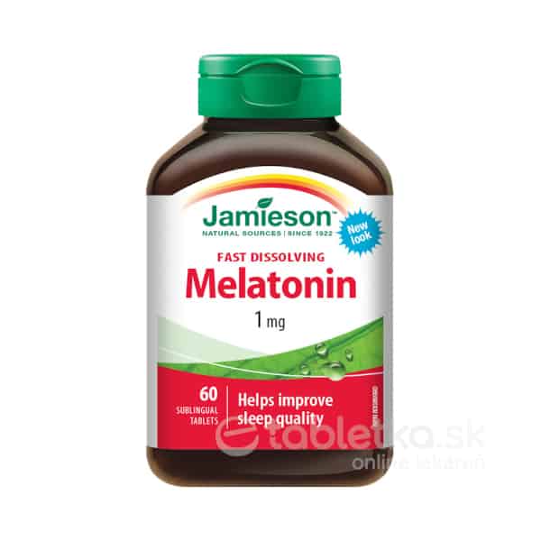 E-shop Jamieson Melatonín 1mg 60 tbl