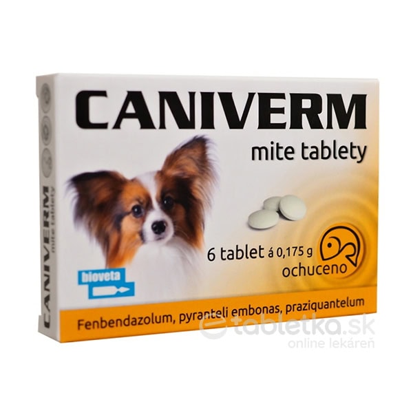 CANIVERM MITE tablety 6 x 0,175 g