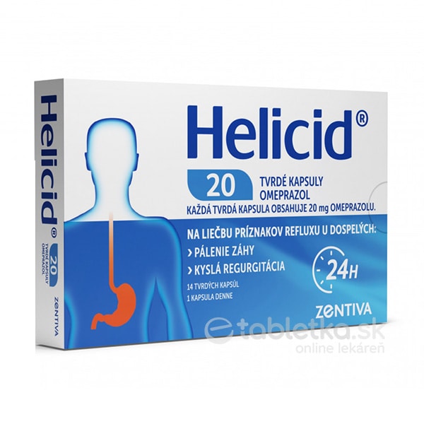 Helicid 20mg 14cps