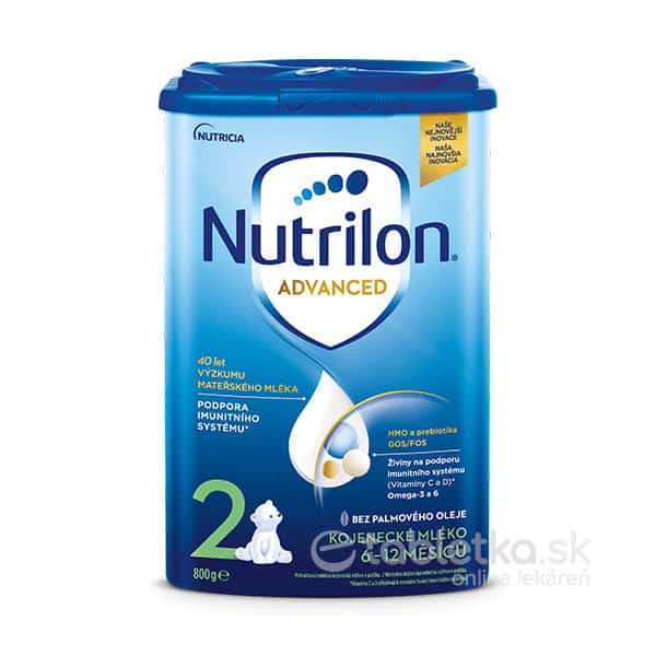 Nutrilon Advanced 2 následná mliečna dojčenská výživa v prášku (6-12 mesiacov) 800g