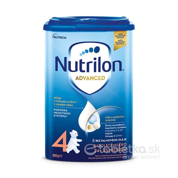 E-shop Nutrilon Advanced 4 batoľacia mliečna výživa v prášku (24-35 mesiacov) 800 g