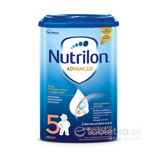 Nutrilon Advanced 5 batoľacia mliečna výživa v prášku (od 35 mesiacov) 800 g