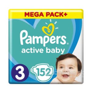 Pampers Active Baby 3 (6-10kg) 152ks
