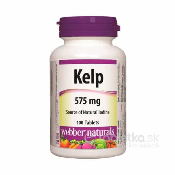 Webber Naturals Kelp 575 mg 100tbl