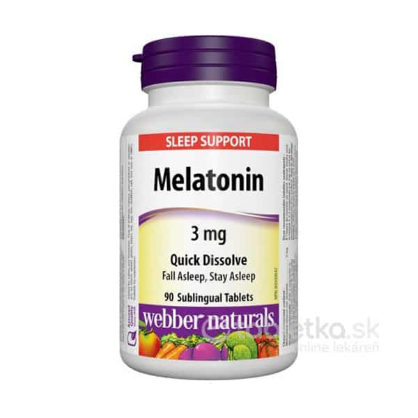 Webber Naturals Melatonin 3 mg 90 tbl