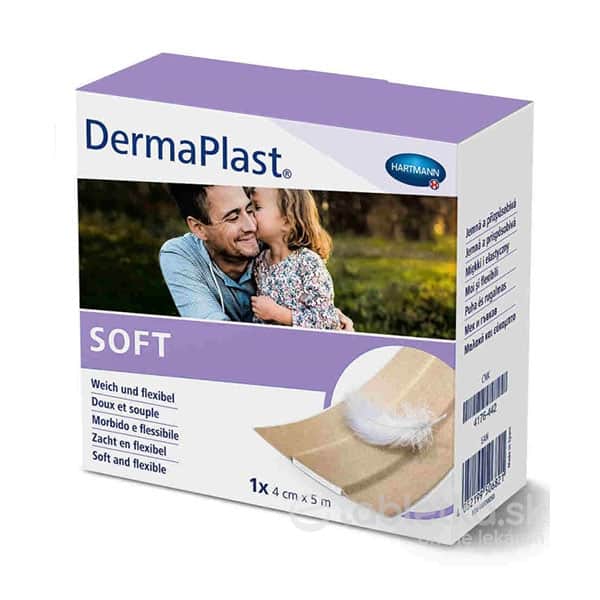 DermaPlast SOFT náplasť Sensitive 4cm x 5m
