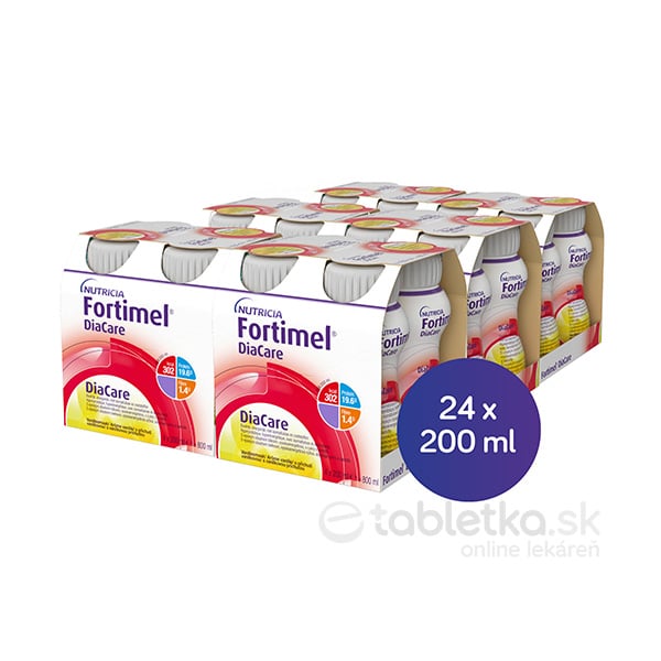 E-shop Fortimel DiaCare s vanilkovou príchuťou 24x200ml