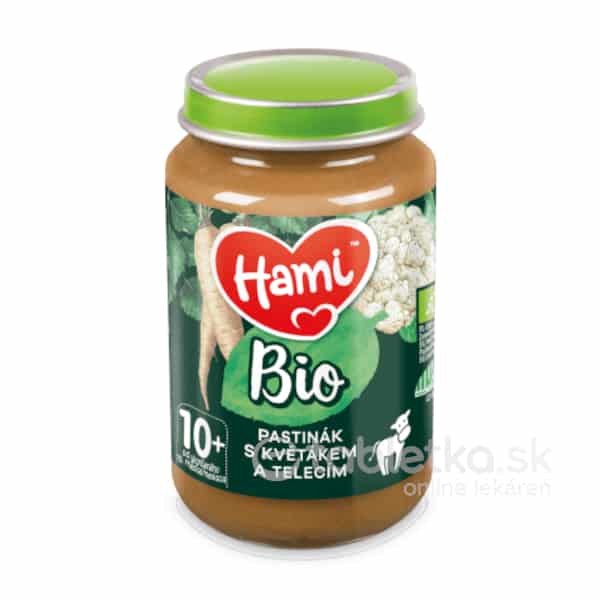 E-shop Hami príkrm Bio Paštrnák s karfiolom a teľací 10+ 190 g