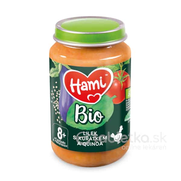E-shop Hami príkrm Bio Baklažán s kuraťom a quinoa 8+ 190 g