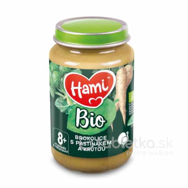 E-shop Hami príkrm Bio Brokolica s paštrnákom a morkou 8+ 190 g