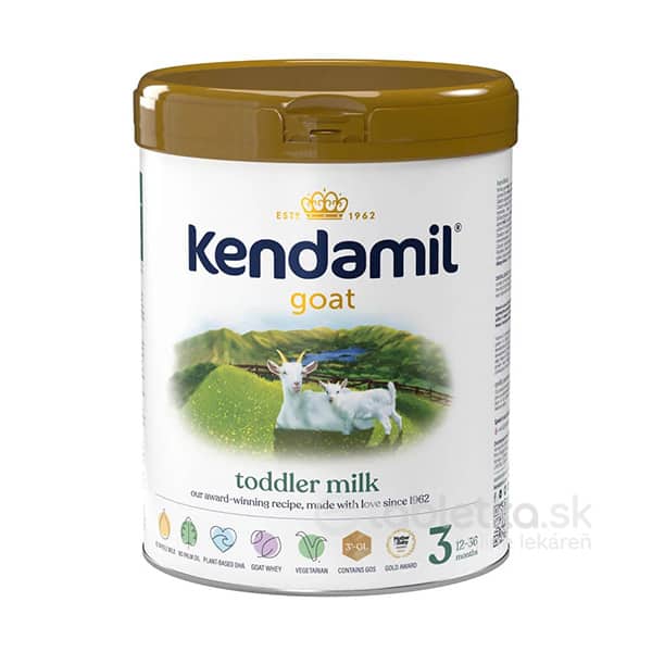 E-shop Kendamil Kozie dojčenské mlieko 3 od ukončeného 12. mesiaca 800g