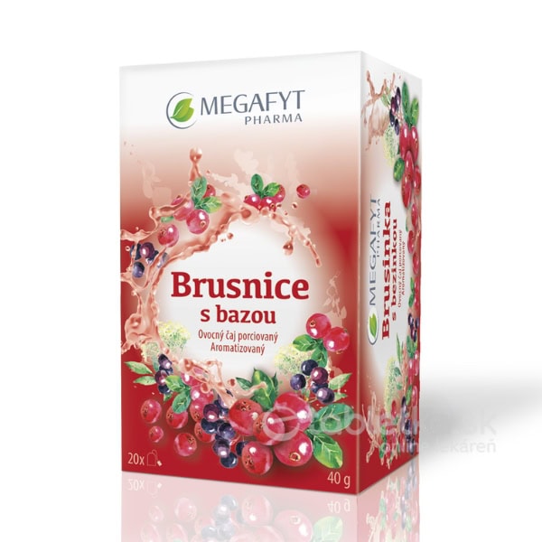 MEGAFYT Brusnice s bazou ovocný čaj 20x2g