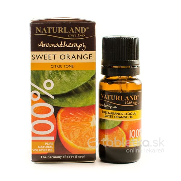 NATURLAND 100% éterický olej sladký pomaranč 10ml