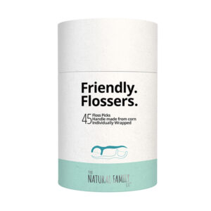 NFco. Dentálna niť so špáradlom Friendly Flossers príchuť mäta 45ks