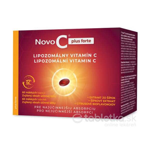 Novo C Plus Forte lipozomálny vitamín C 60cps