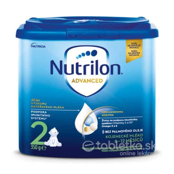 Nutrilon Advanced 2 následná mliečna dojčenská výživa v prášku (6-12 mesiacov) 350 g