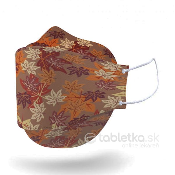 E-shop Ochranná polomaska Ambrela Brown Autumn veľkosť L