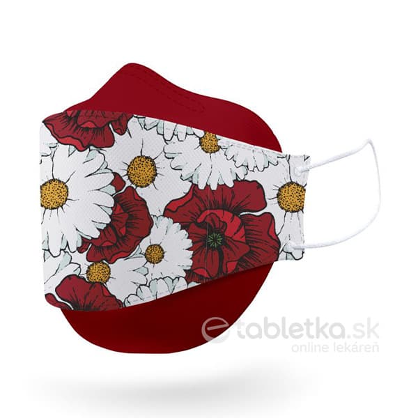 E-shop Ochranná polomaska Ambrela Poppy Flowers veľkosť L