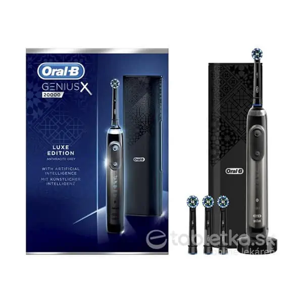 Oral-B Elektrická Zubná Kefka Genius X 20000 Luxe Edition - Anthracite ...