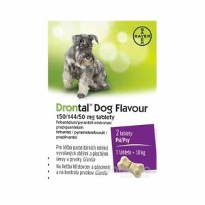Drontal Dog Flavour 150/144/50 mg tablety 1x2ks