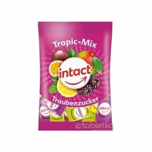 INTACT Tropic – Mix Hroznový cukor pastilky s prích. trop. ovocia 100 g