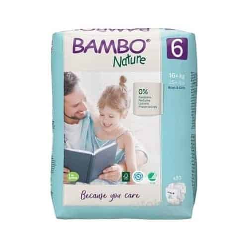 BAMBO 6 (16-30 kg) detské plienky, 1x20ks