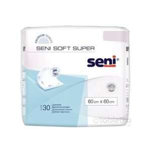 Seni SOFT SUPER hygienické podložky, 60×60 cm, 30 ks