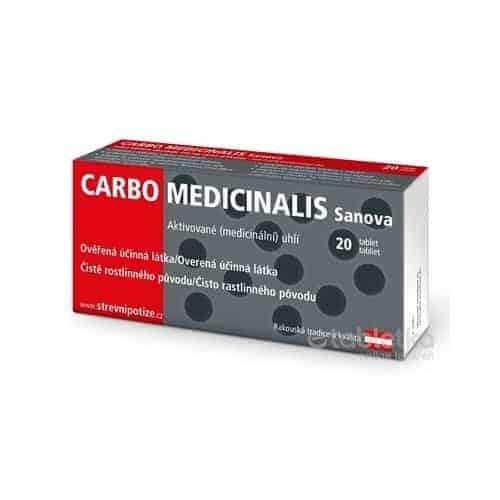 CARBO Medicinalis Sanova 20 tbl