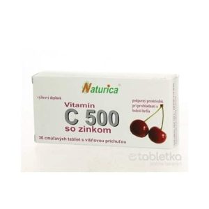 Naturica VITAMÍN C 500 mg so zinkom 1x30ks