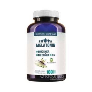 Pharma Activ MELATONIN + Mučenka + Meduňka + B6 tbl (medovka) (inov.2019) 1×100 ks 