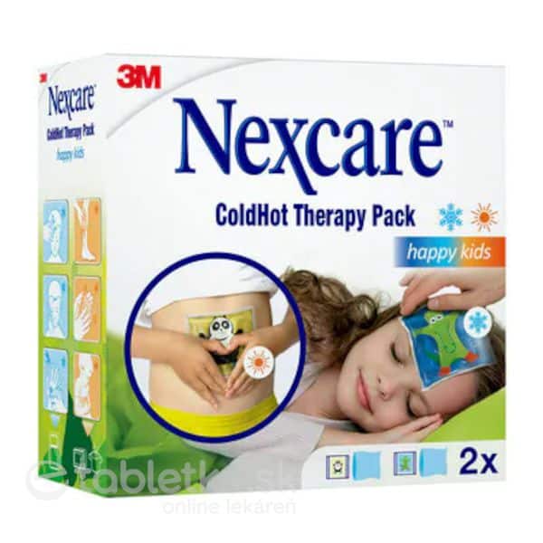 3M Nexcare ColdHot Therapy Pack Happy Kids vrecko, gélový obklad pre deti 2 ks